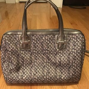 Animal print coach purse